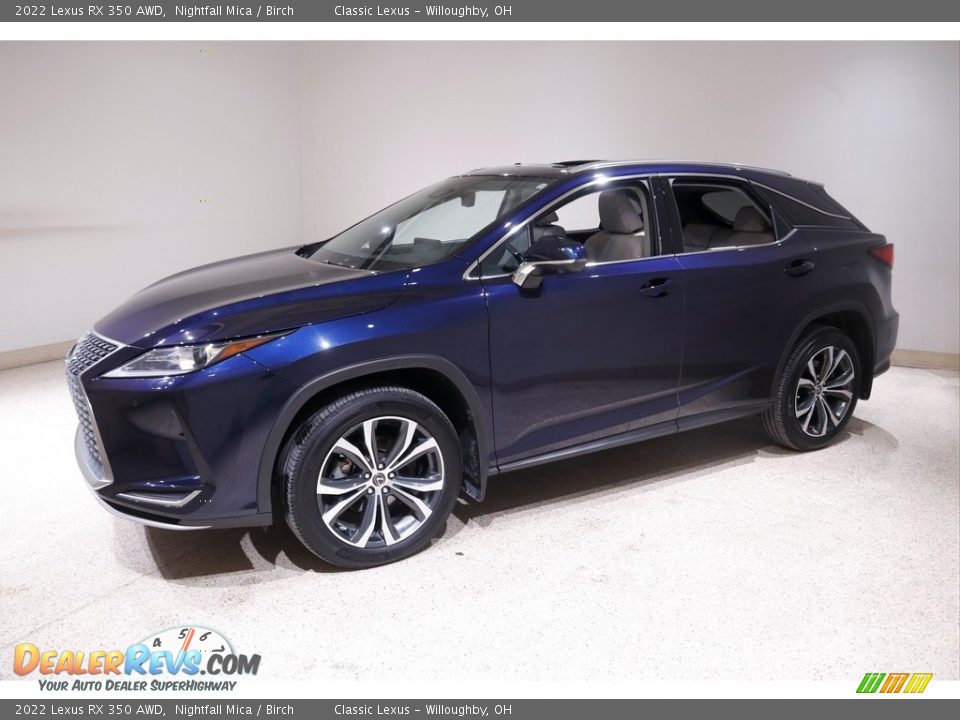 Front 3/4 View of 2022 Lexus RX 350 AWD Photo #3