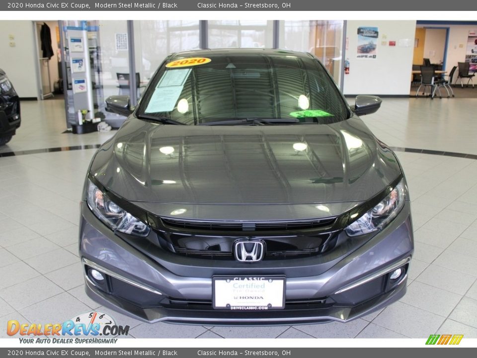2020 Honda Civic EX Coupe Modern Steel Metallic / Black Photo #2