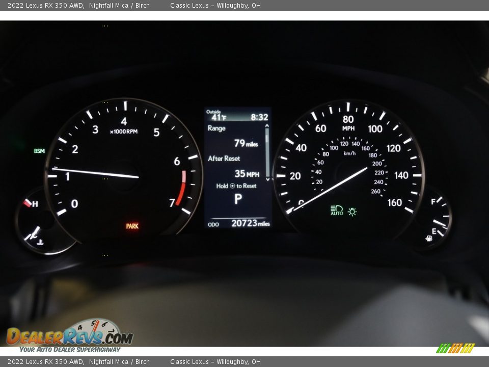 2022 Lexus RX 350 AWD Gauges Photo #8