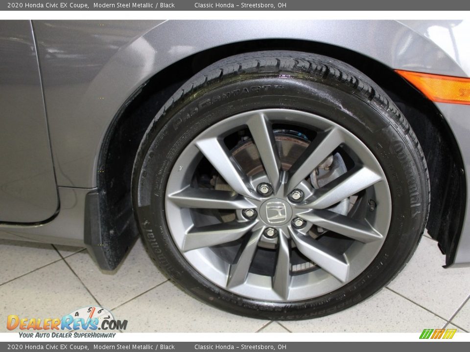 2020 Honda Civic EX Coupe Modern Steel Metallic / Black Photo #5