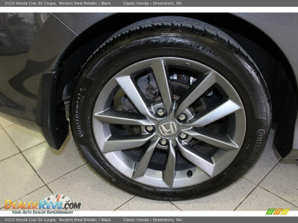 2020 Honda Civic EX Coupe Modern Steel Metallic / Black Photo #6