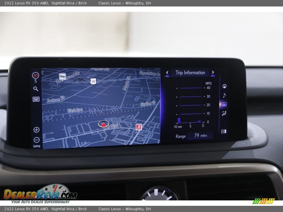 Navigation of 2022 Lexus RX 350 AWD Photo #11