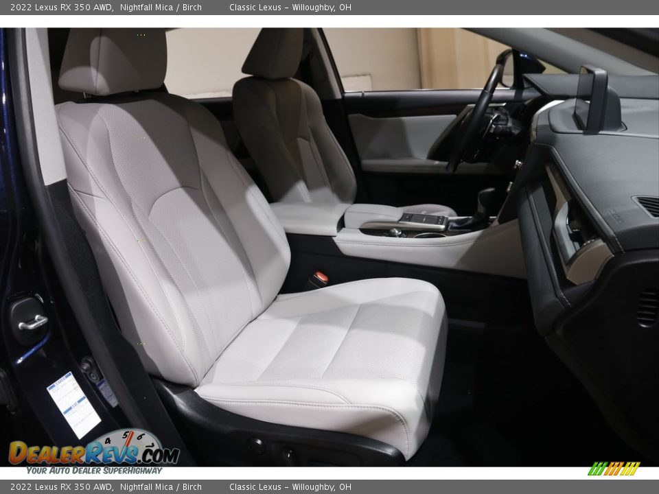 Front Seat of 2022 Lexus RX 350 AWD Photo #17