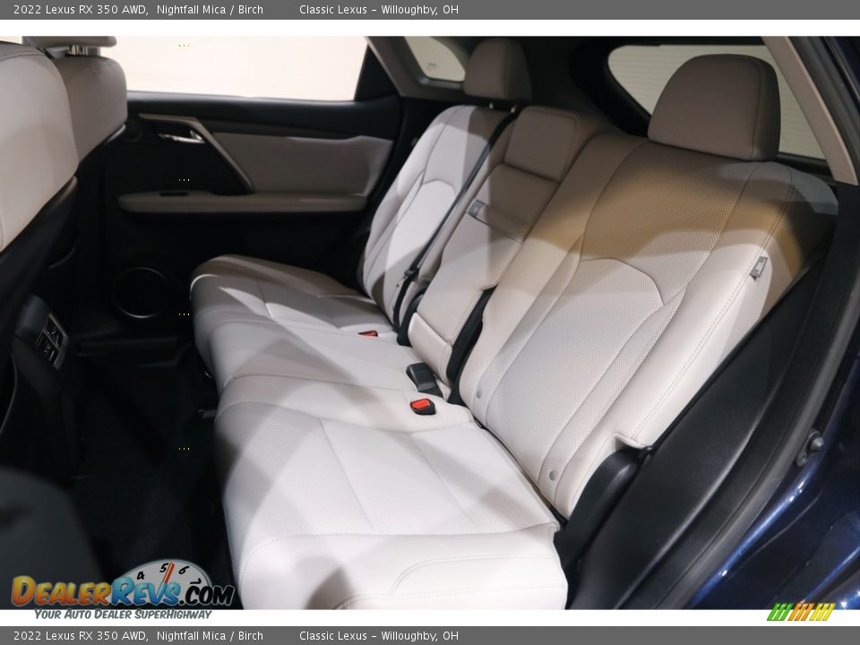 Rear Seat of 2022 Lexus RX 350 AWD Photo #19