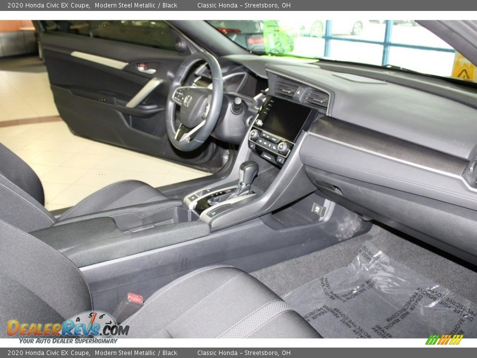 2020 Honda Civic EX Coupe Modern Steel Metallic / Black Photo #15