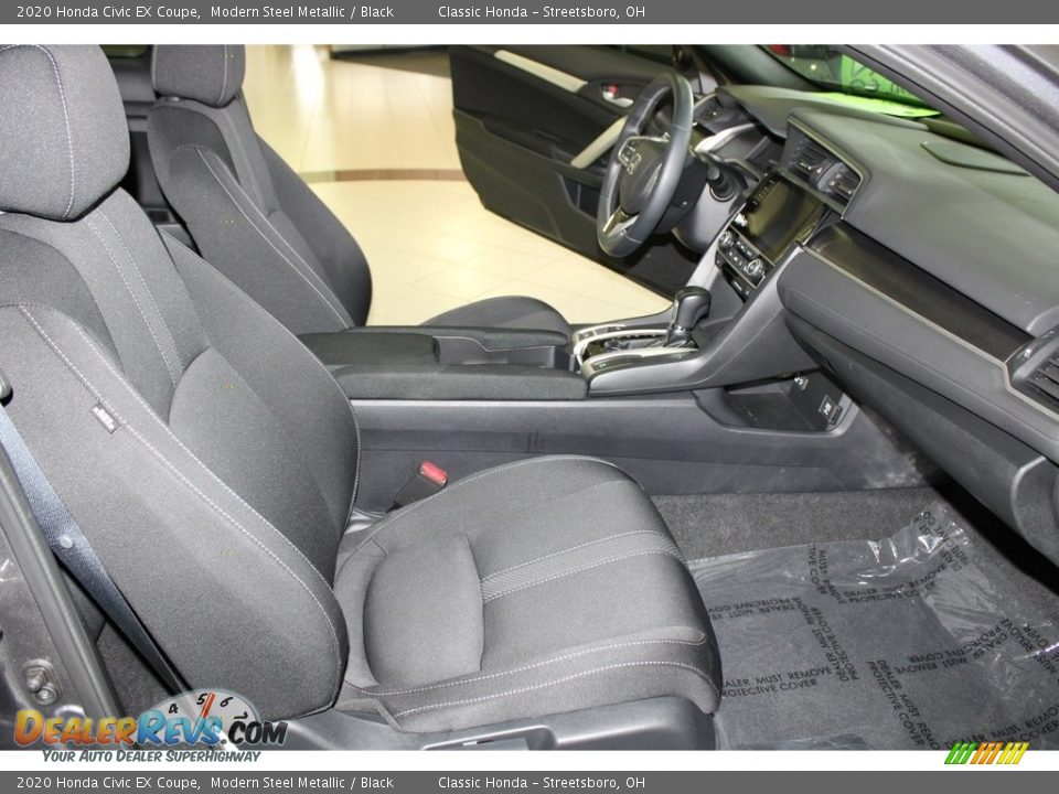 2020 Honda Civic EX Coupe Modern Steel Metallic / Black Photo #16