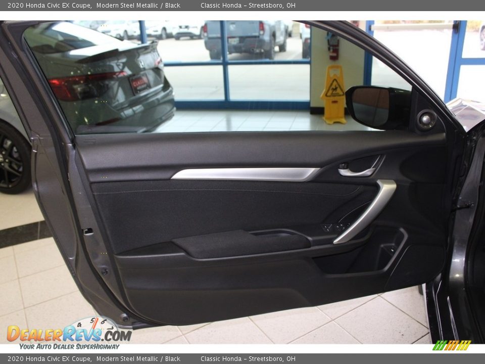 2020 Honda Civic EX Coupe Modern Steel Metallic / Black Photo #21