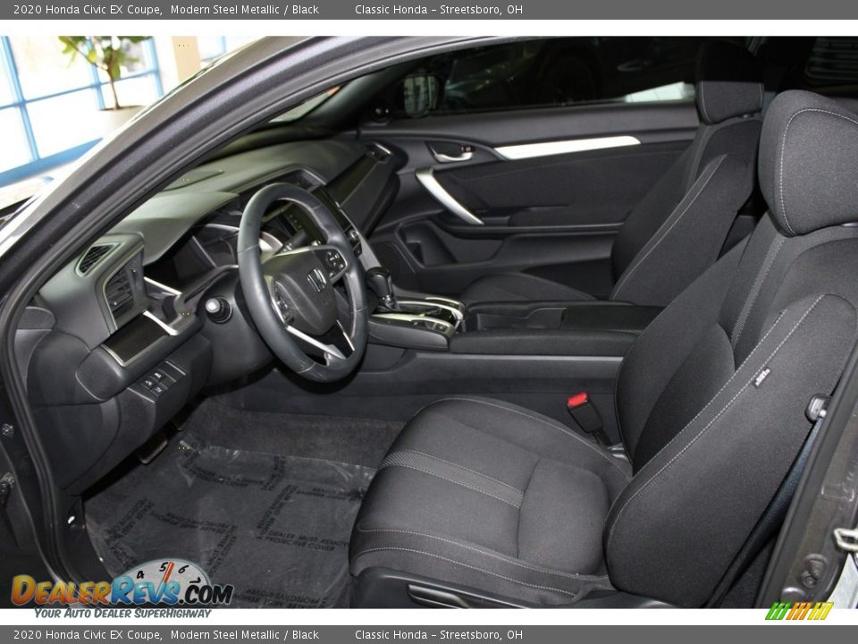2020 Honda Civic EX Coupe Modern Steel Metallic / Black Photo #23