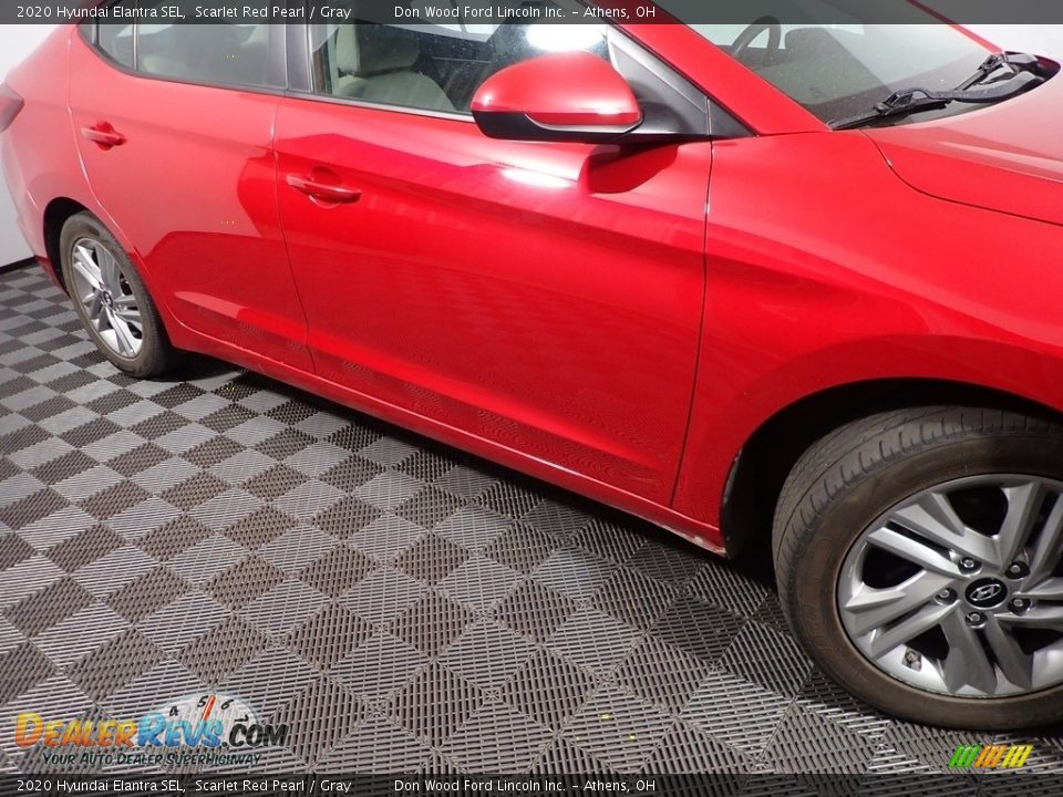 2020 Hyundai Elantra SEL Scarlet Red Pearl / Gray Photo #4
