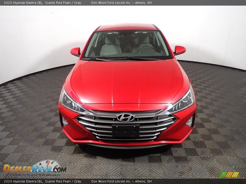 2020 Hyundai Elantra SEL Scarlet Red Pearl / Gray Photo #5