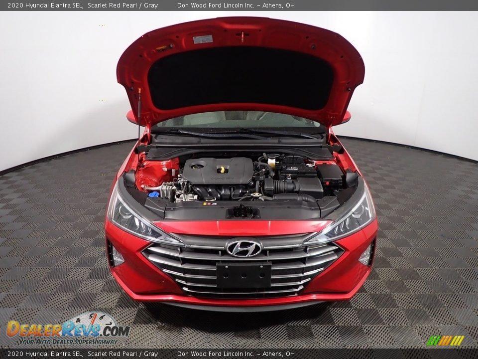 2020 Hyundai Elantra SEL Scarlet Red Pearl / Gray Photo #6
