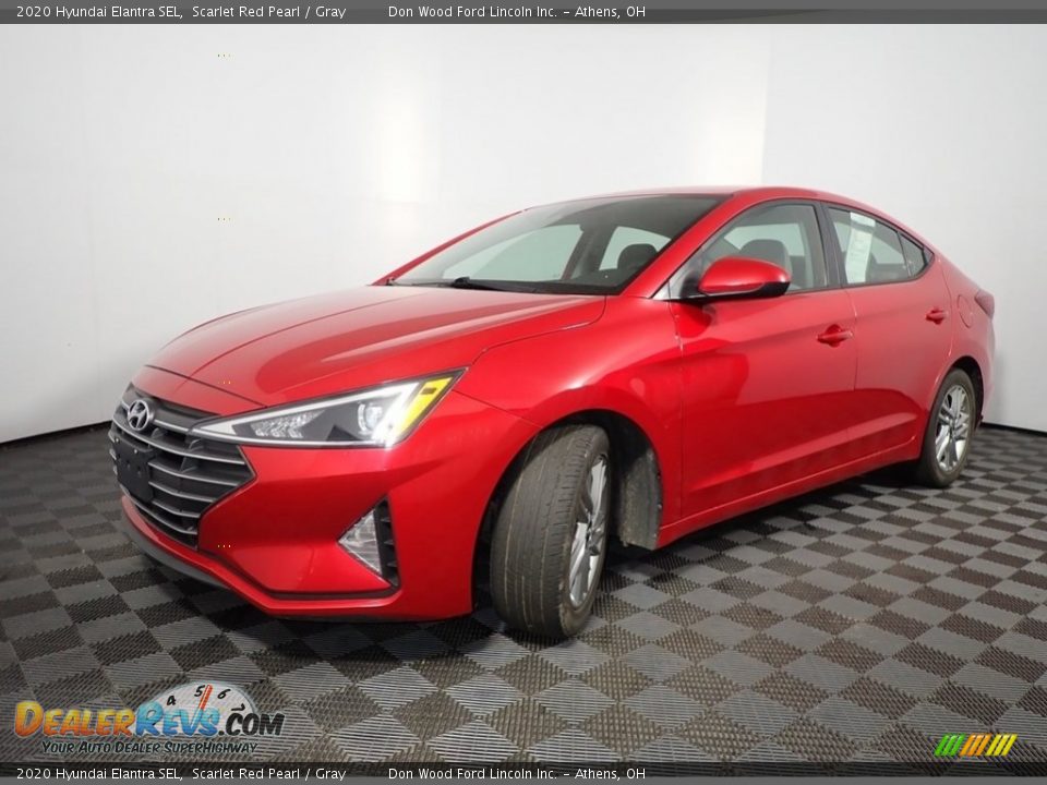 2020 Hyundai Elantra SEL Scarlet Red Pearl / Gray Photo #8