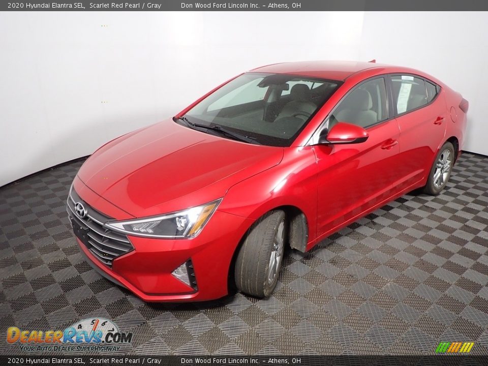 2020 Hyundai Elantra SEL Scarlet Red Pearl / Gray Photo #9