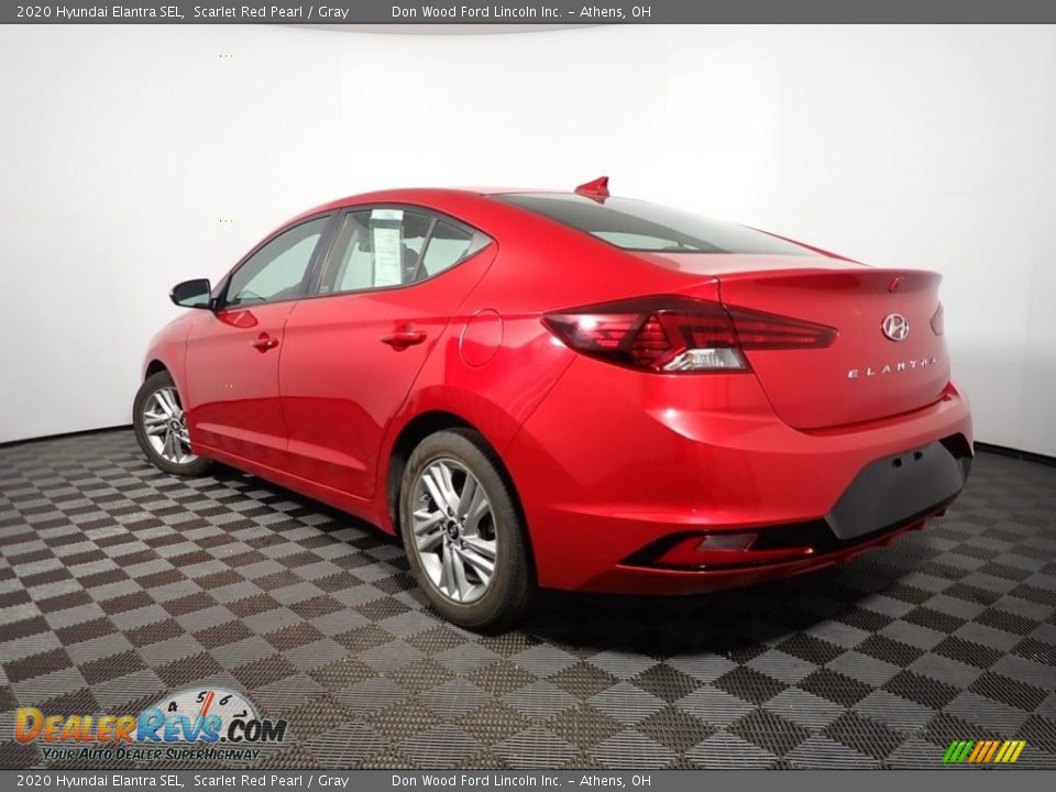 2020 Hyundai Elantra SEL Scarlet Red Pearl / Gray Photo #11