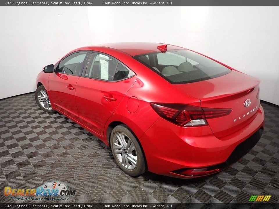 2020 Hyundai Elantra SEL Scarlet Red Pearl / Gray Photo #12