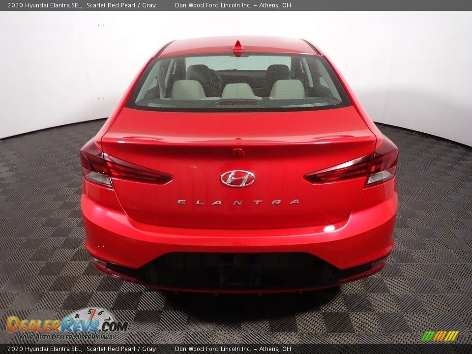 2020 Hyundai Elantra SEL Scarlet Red Pearl / Gray Photo #13