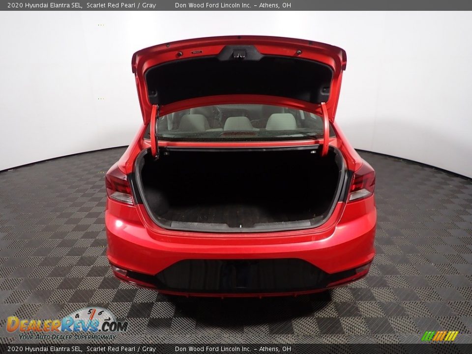 2020 Hyundai Elantra SEL Scarlet Red Pearl / Gray Photo #14