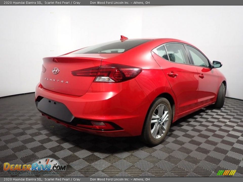 2020 Hyundai Elantra SEL Scarlet Red Pearl / Gray Photo #15