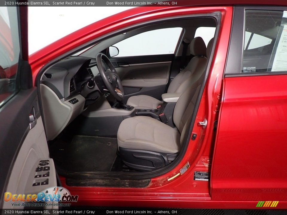 2020 Hyundai Elantra SEL Scarlet Red Pearl / Gray Photo #19