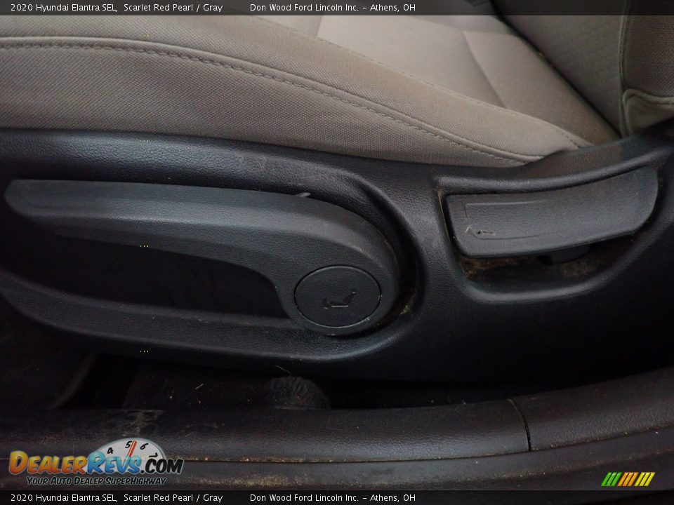 2020 Hyundai Elantra SEL Scarlet Red Pearl / Gray Photo #20