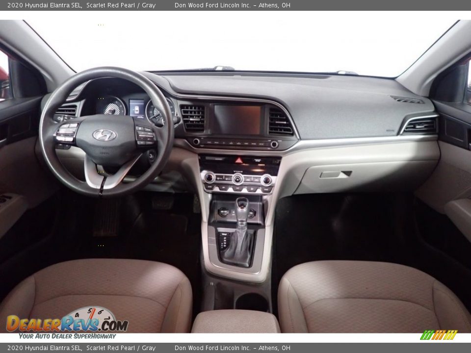 2020 Hyundai Elantra SEL Scarlet Red Pearl / Gray Photo #21