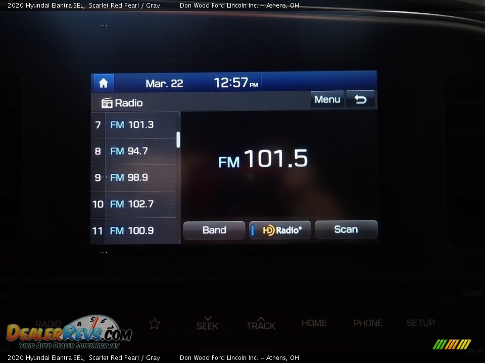 2020 Hyundai Elantra SEL Scarlet Red Pearl / Gray Photo #23