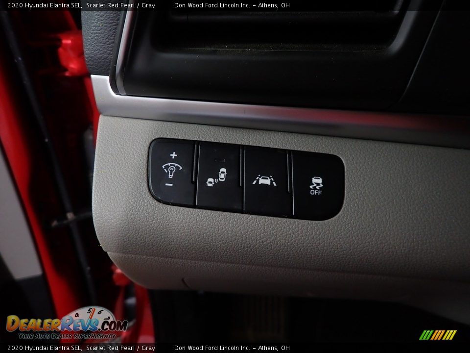 2020 Hyundai Elantra SEL Scarlet Red Pearl / Gray Photo #28