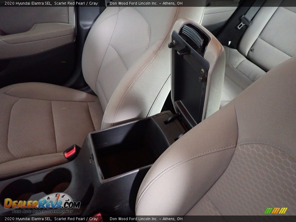 2020 Hyundai Elantra SEL Scarlet Red Pearl / Gray Photo #30