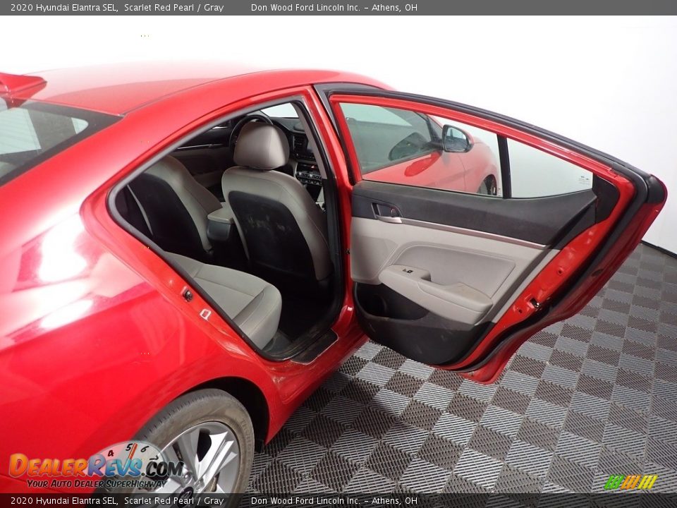 2020 Hyundai Elantra SEL Scarlet Red Pearl / Gray Photo #33