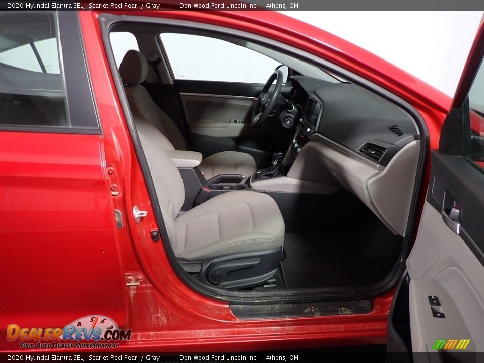 2020 Hyundai Elantra SEL Scarlet Red Pearl / Gray Photo #36
