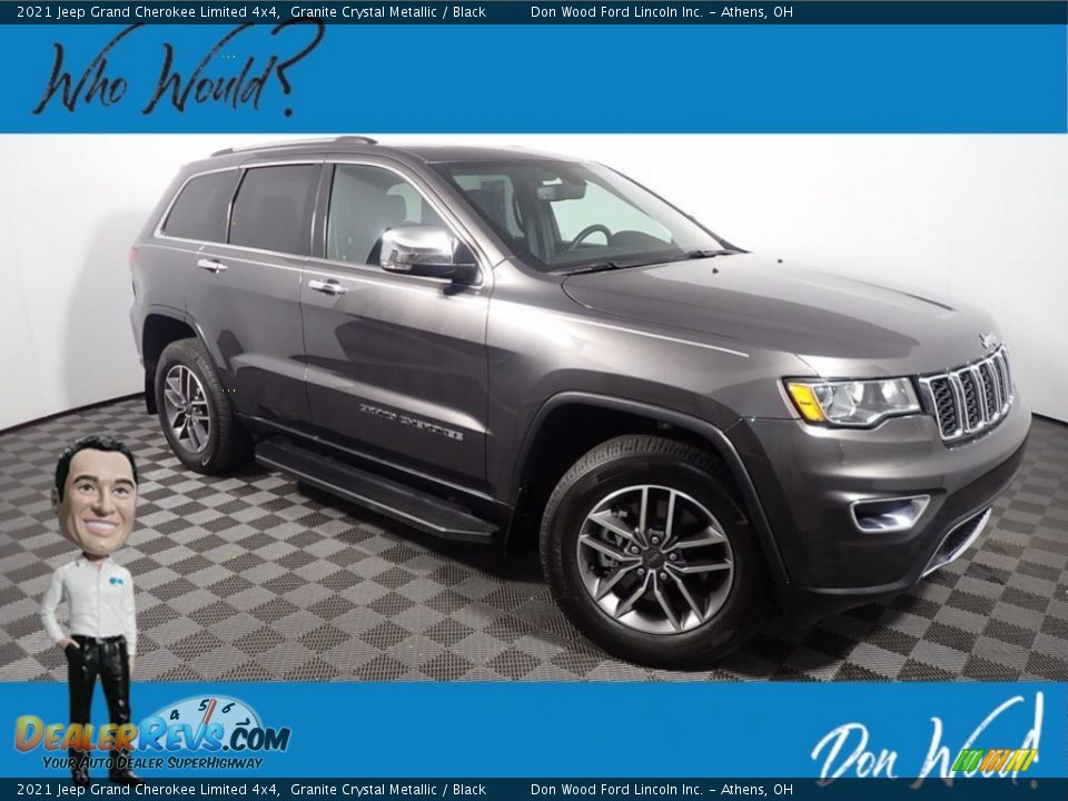 2021 Jeep Grand Cherokee Limited 4x4 Granite Crystal Metallic / Black Photo #1