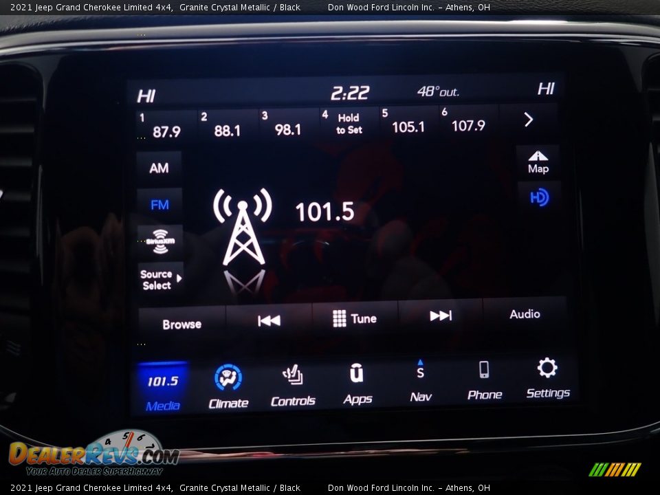 2021 Jeep Grand Cherokee Limited 4x4 Granite Crystal Metallic / Black Photo #26