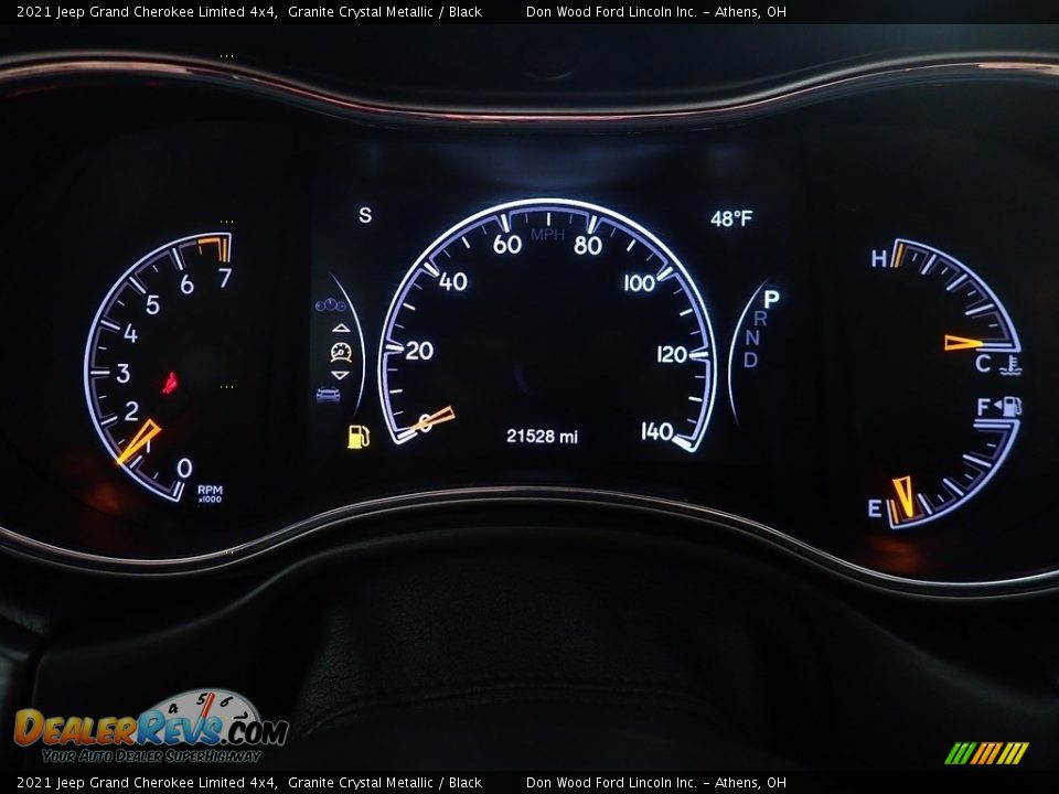 2021 Jeep Grand Cherokee Limited 4x4 Granite Crystal Metallic / Black Photo #28