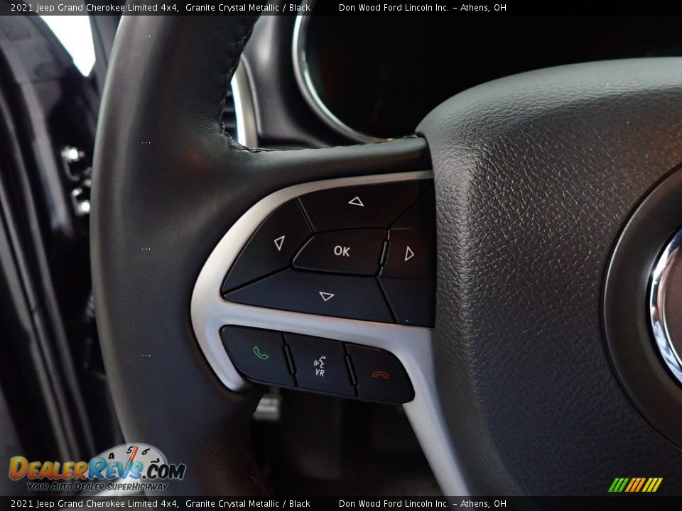 2021 Jeep Grand Cherokee Limited 4x4 Granite Crystal Metallic / Black Photo #29