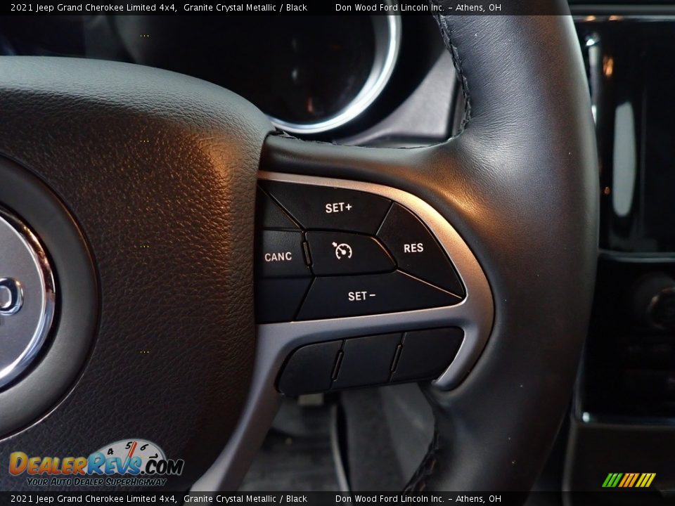 2021 Jeep Grand Cherokee Limited 4x4 Granite Crystal Metallic / Black Photo #30
