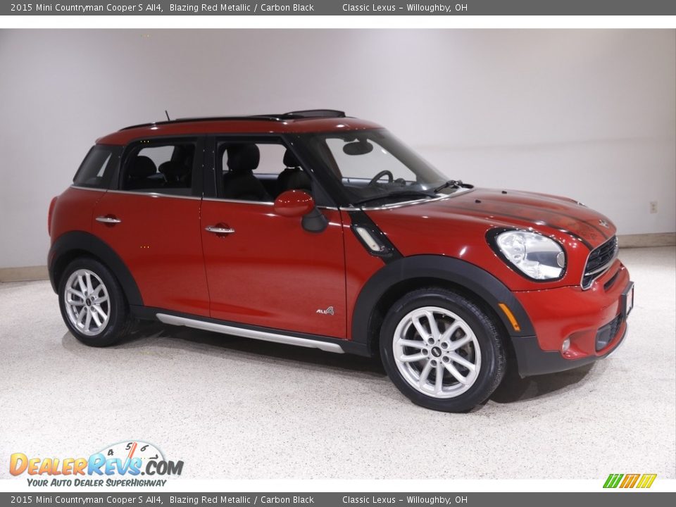 Blazing Red Metallic 2015 Mini Countryman Cooper S All4 Photo #1