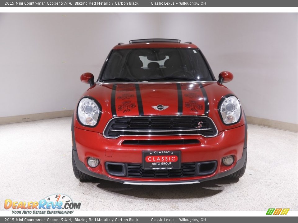 2015 Mini Countryman Cooper S All4 Blazing Red Metallic / Carbon Black Photo #2