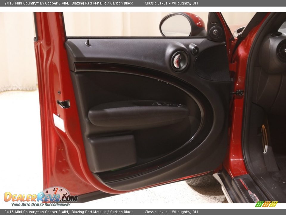 2015 Mini Countryman Cooper S All4 Blazing Red Metallic / Carbon Black Photo #4