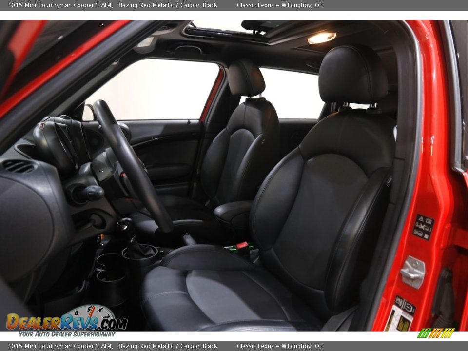 2015 Mini Countryman Cooper S All4 Blazing Red Metallic / Carbon Black Photo #5