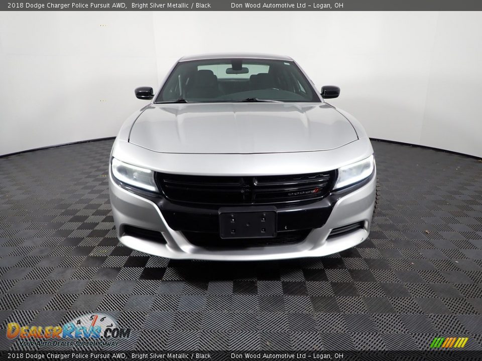 2018 Dodge Charger Police Pursuit AWD Bright Silver Metallic / Black Photo #3