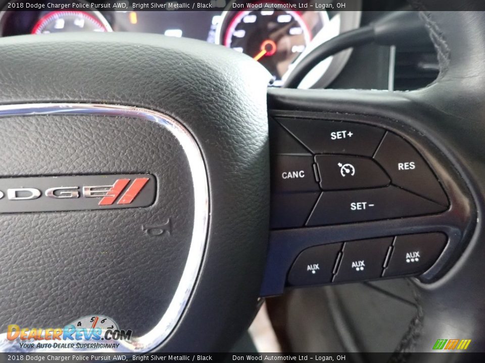 2018 Dodge Charger Police Pursuit AWD Steering Wheel Photo #14