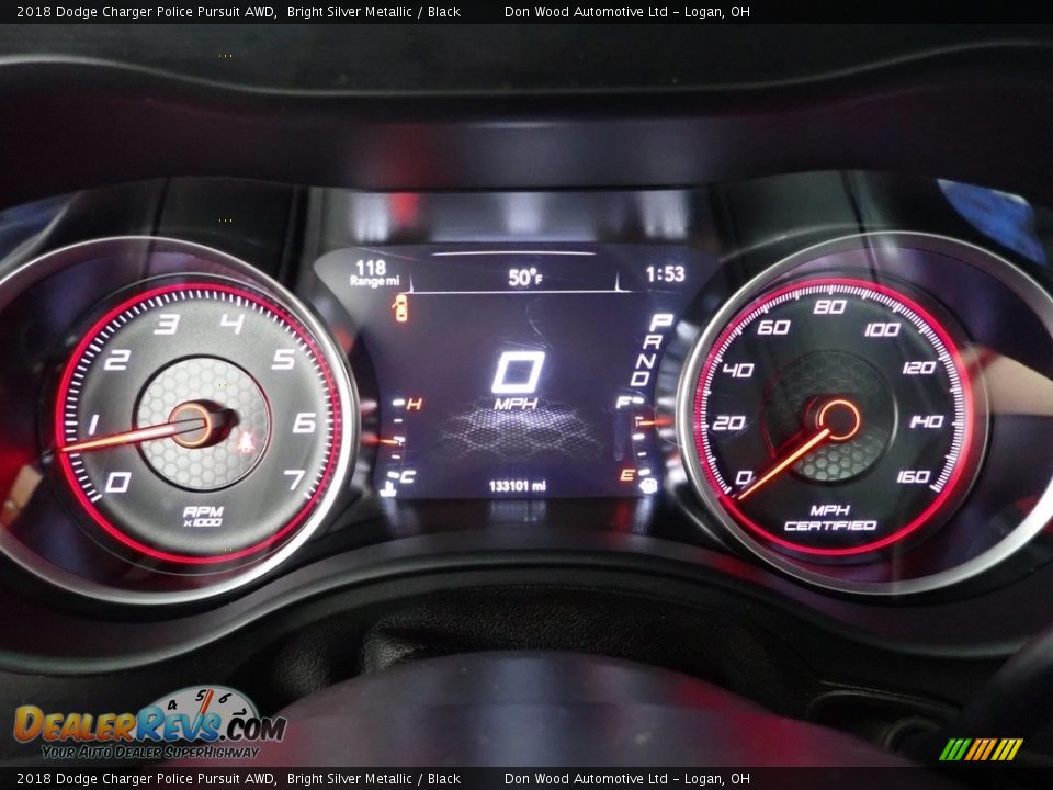 2018 Dodge Charger Police Pursuit AWD Gauges Photo #15