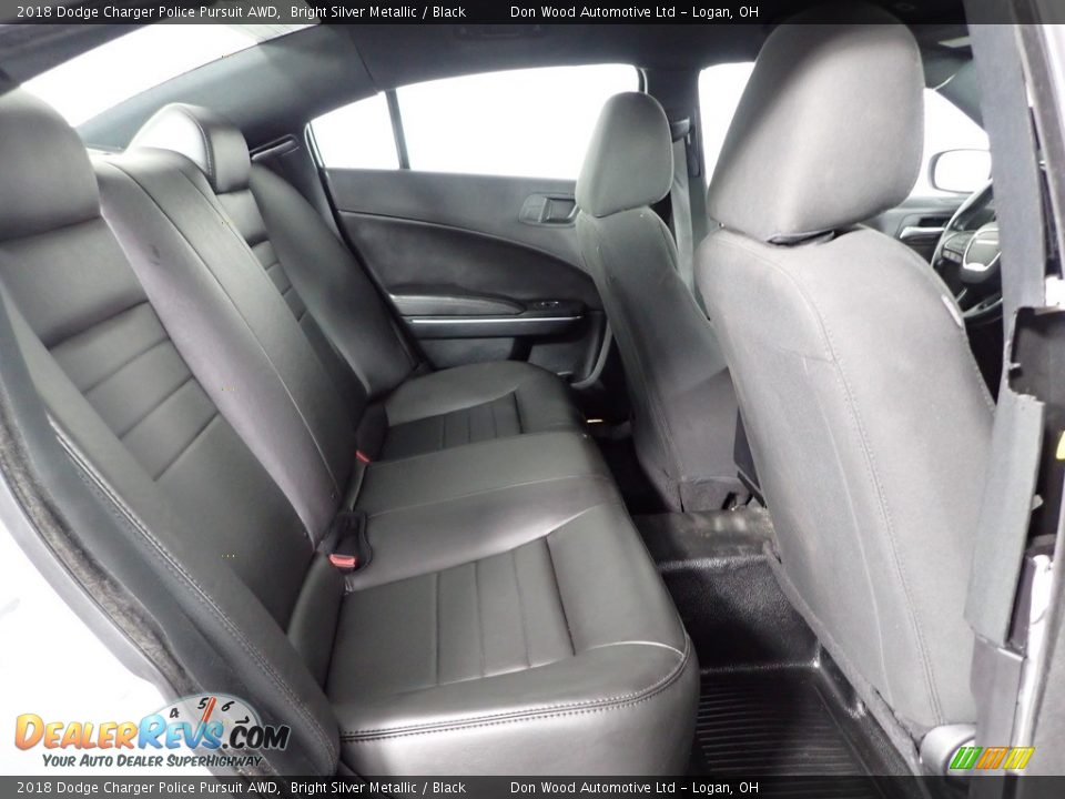 Rear Seat of 2018 Dodge Charger Police Pursuit AWD Photo #26