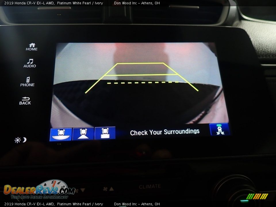 2019 Honda CR-V EX-L AWD Platinum White Pearl / Ivory Photo #3
