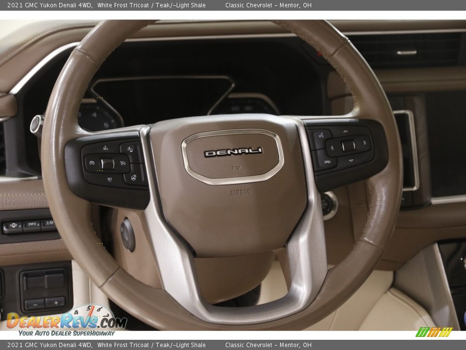 2021 GMC Yukon Denali 4WD Steering Wheel Photo #8