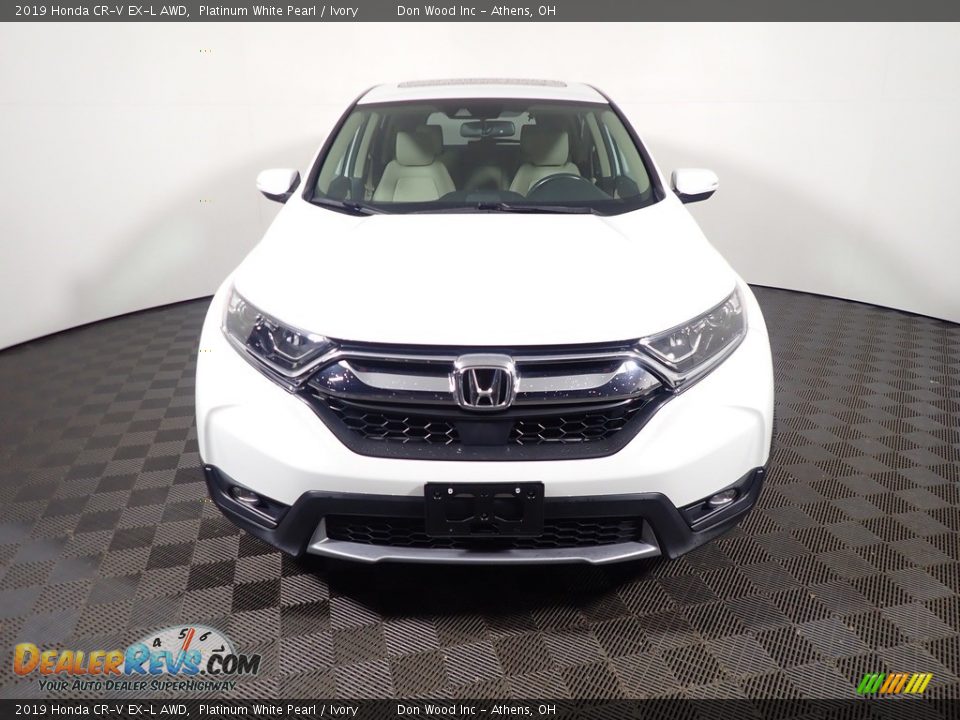 2019 Honda CR-V EX-L AWD Platinum White Pearl / Ivory Photo #5