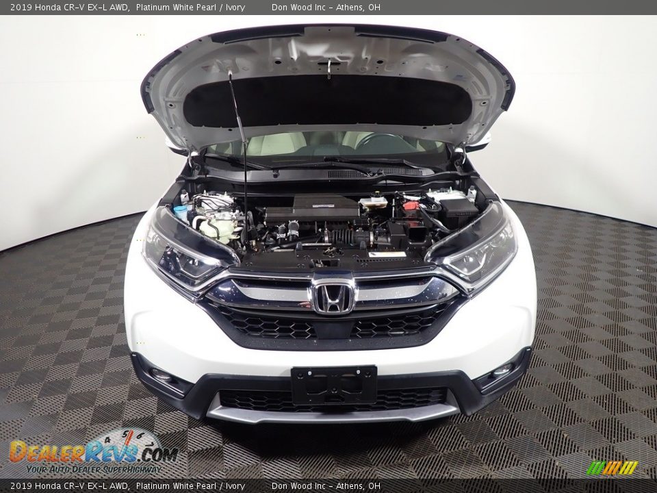 2019 Honda CR-V EX-L AWD Platinum White Pearl / Ivory Photo #6