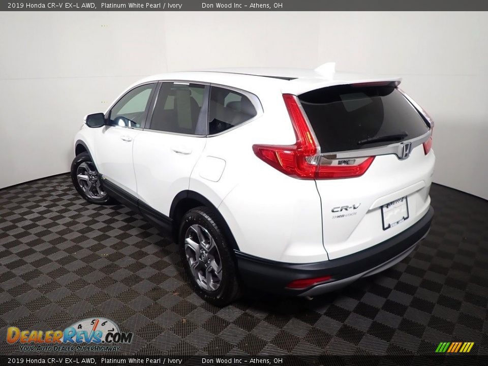 2019 Honda CR-V EX-L AWD Platinum White Pearl / Ivory Photo #11