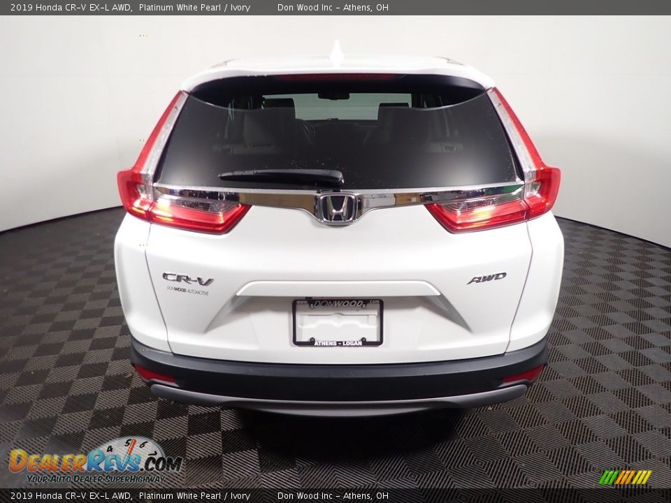 2019 Honda CR-V EX-L AWD Platinum White Pearl / Ivory Photo #12