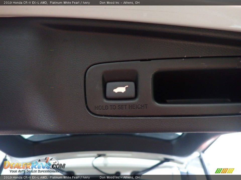 2019 Honda CR-V EX-L AWD Platinum White Pearl / Ivory Photo #14